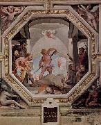 The beheading of Spurius Cassius, Domenico di Pace Beccafumi